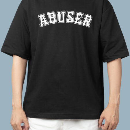 ABUSER Art Black T-Shirt for Men