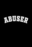 ABUSER Art Black T-Shirt for Men