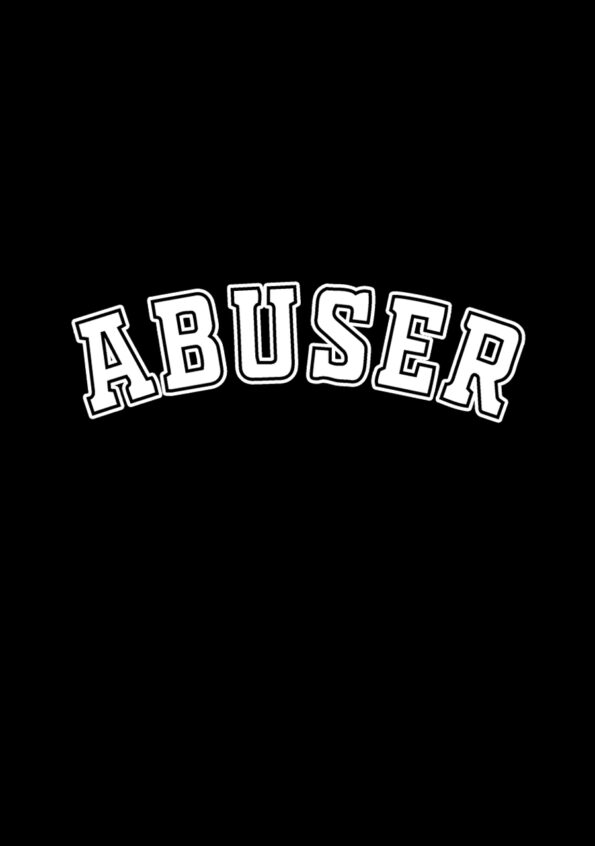 ABUSER Art T-Shirt for Men Black