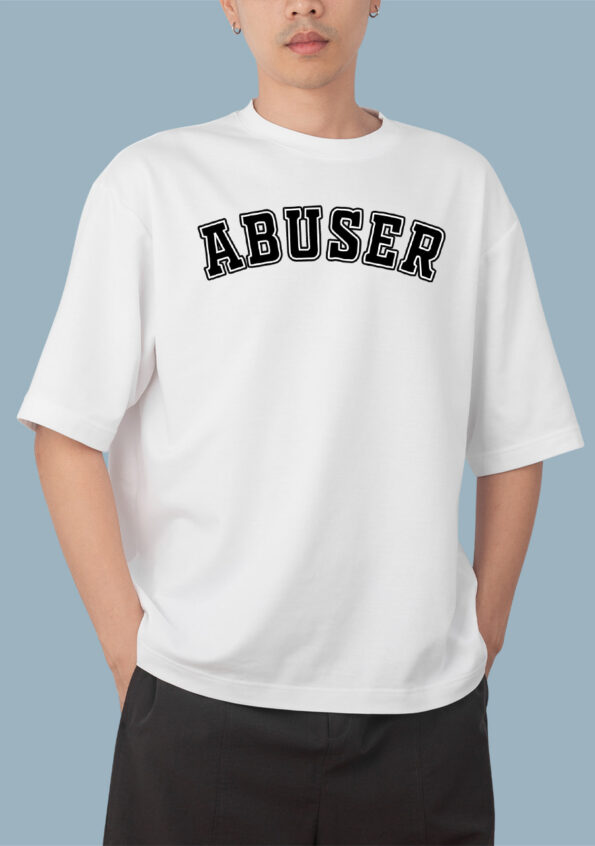ABUSER Art White T-Shirt for Men