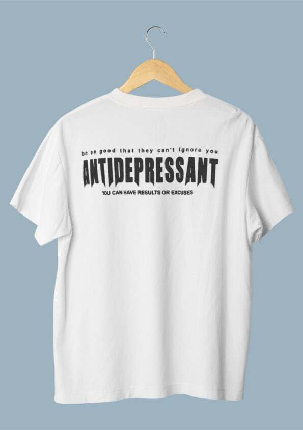 ANTIDEPRESSANT Men's White T-shirt 1