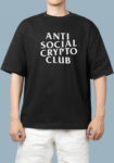 Anti Social Crypto Club White T-shirt For Men