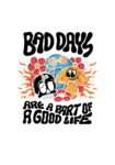 Bad Days ablack T-Shirts for Men