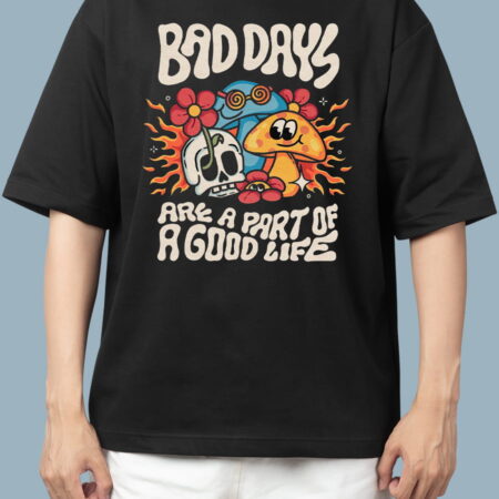 Bad Days ablack T-Shirts for Men