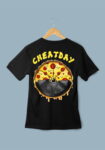 CHEATDAY Oversized Black T-Shirt For Men