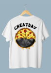 CHEATDAY Oversized Black T-Shirt For Men