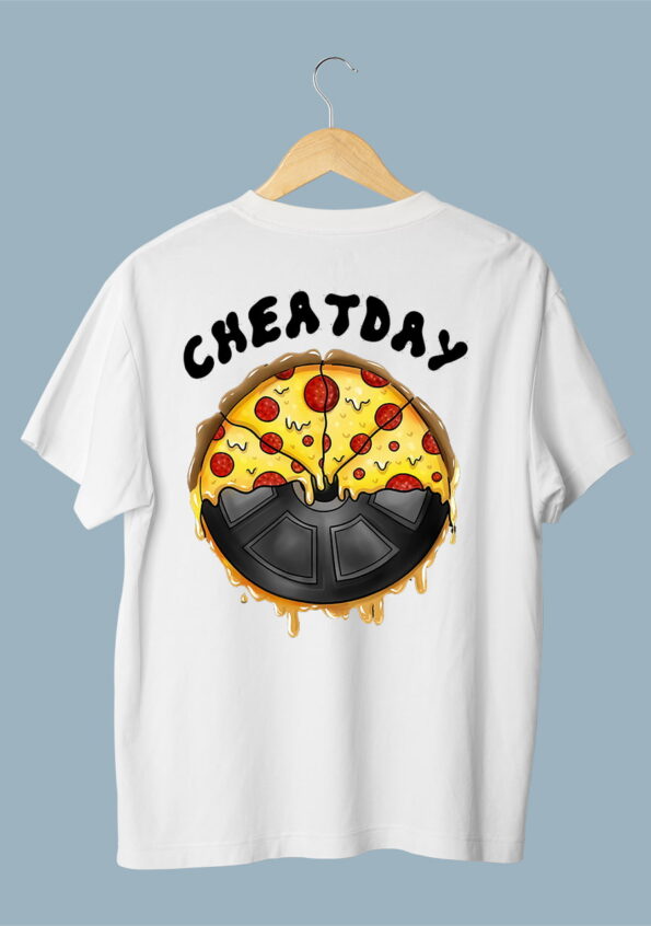 CHEATDAY Oversized White T-Shirt For Men 1