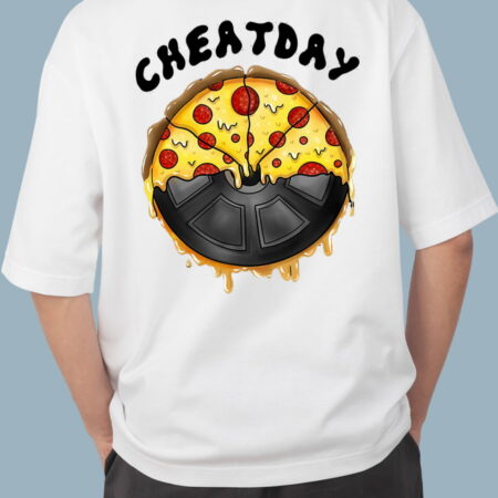 CHEATDAY Oversized White T-Shirt For Men