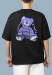 Chained Bear Black T-Shirt for Men