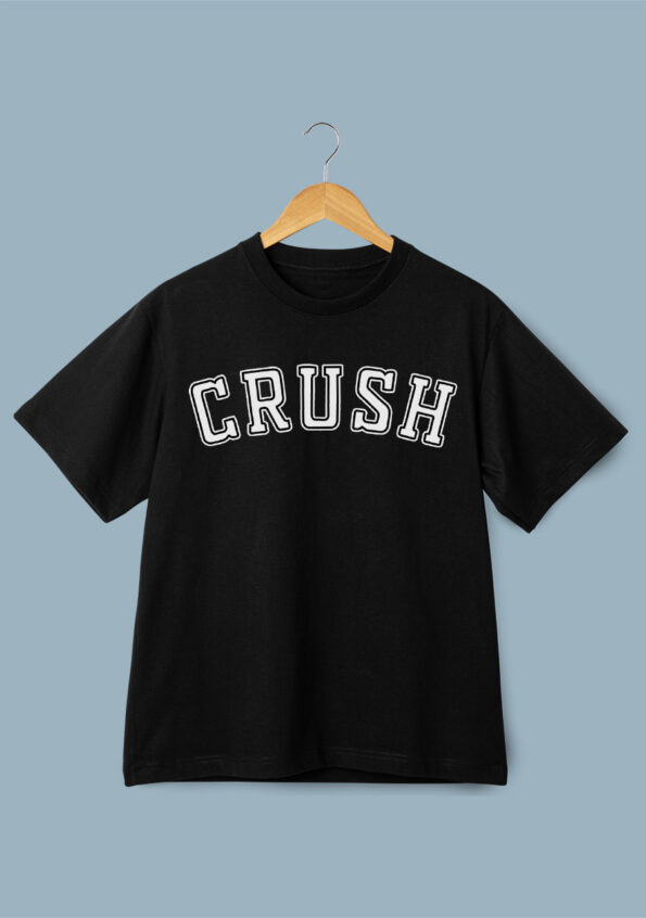 Crush Men's Black T-shirt 1