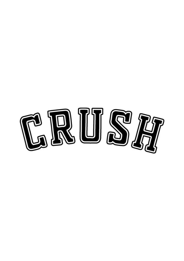 Crush Men's T-shirt White Logo