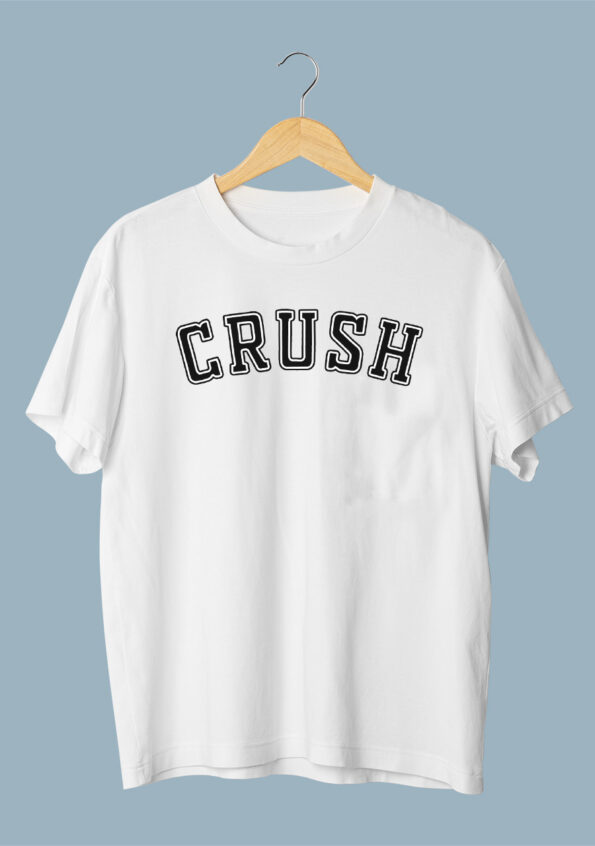 Crush Men's White T-shirt 1