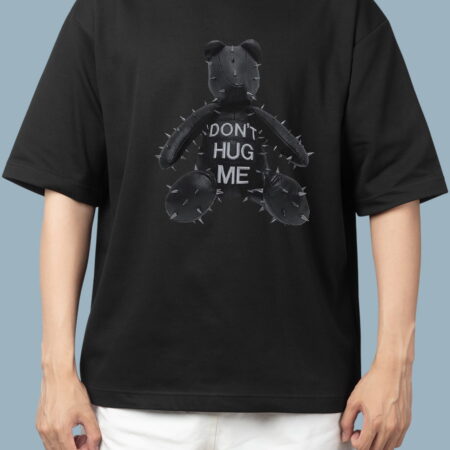 DON'T HUG ME Men's Black T-Shirt