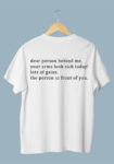 Dear Person Behind ME Oversize T-Shirt For Man (6) (1)