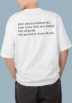 Dear Person Behind ME Oversize T-Shirt For Man (6) (1)