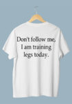 Dont Follow Me Black T-shirt for Men