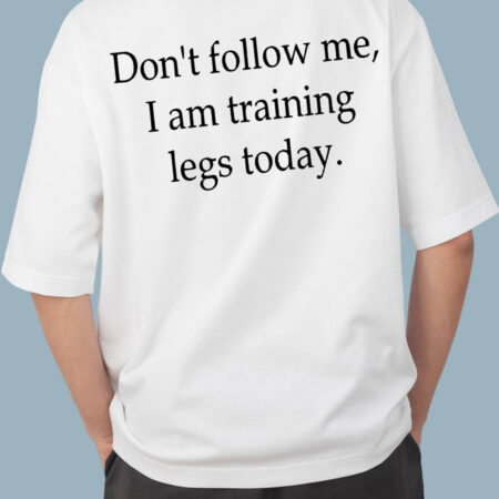 Dont Follow Me White T-shirt for Men