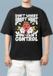 Dont Worry Black T-Shirt For Men 1