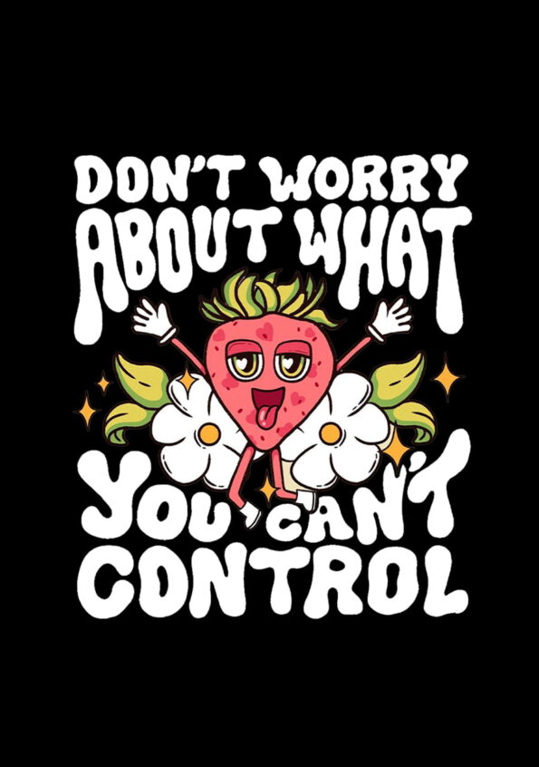 Dont Worry T-Shirt For Men Black