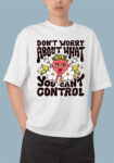 Dont Worry Black T-Shirt For Men 1