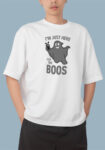 I’m Just Here For The Boos Black T-shirt For Men