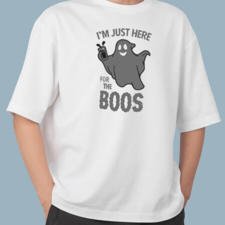 I'm Just Here For The Boos White T-shirt For Men