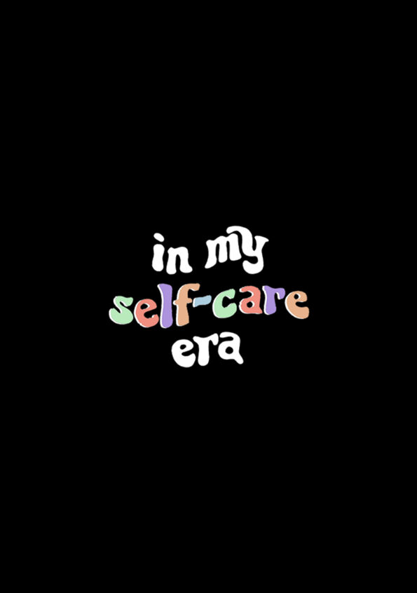 In My Self-Care Era Men's T-Shirt Black Logo