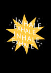 Inhale Exhale White T-Shirt for Men