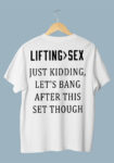 Just Kidding Lets Bang Black T-Shirt For Men