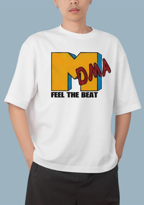 MDMA Men's White T-Shirt