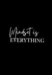 Mindset Is Everything Black T-shirt For Men