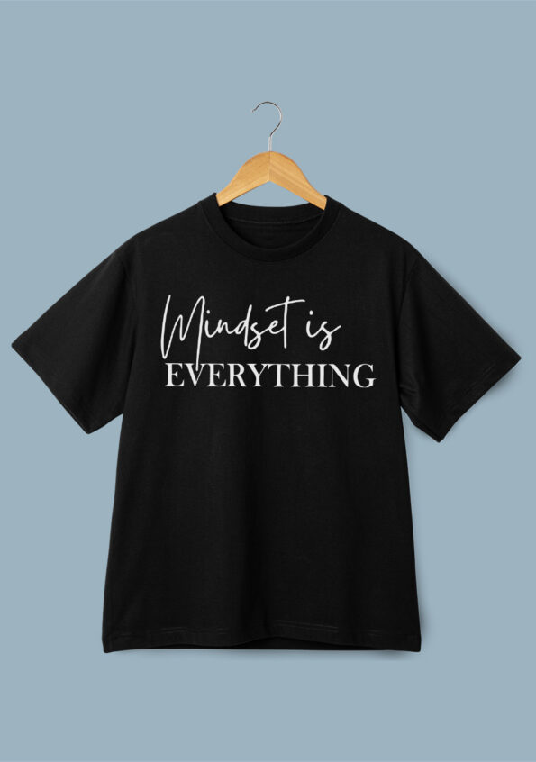 Mindset Is Everything Black T-shirt For Men 2