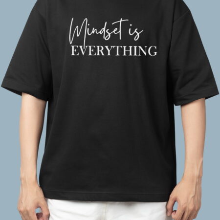 Mindset Is Everything Black T-shirt For Men