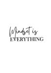 Mindset Is Everything Black T-shirt For Men