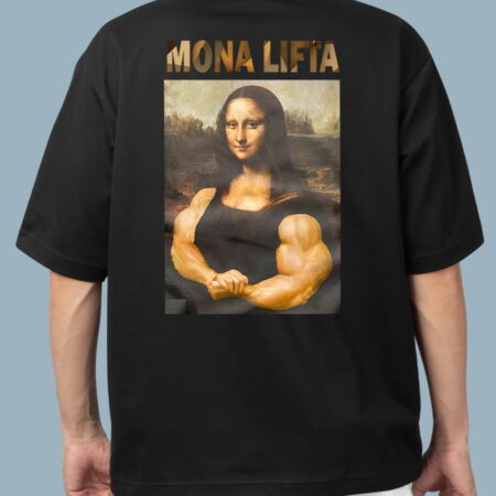 Mona Lifta Black Oversized T-shirt for Men