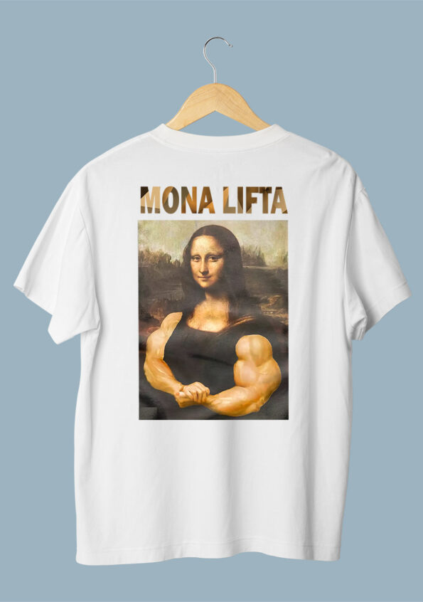 Mona Lifta White Oversized T-shirt for Men 2