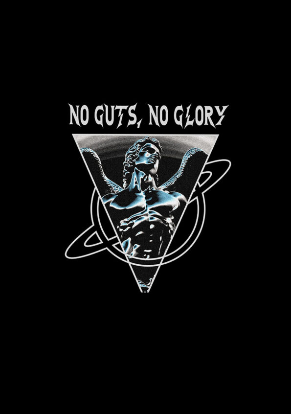 No Guts No Glory T-Shirts for Men Black
