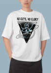 No Guts No Glory White T-Shirts for Men