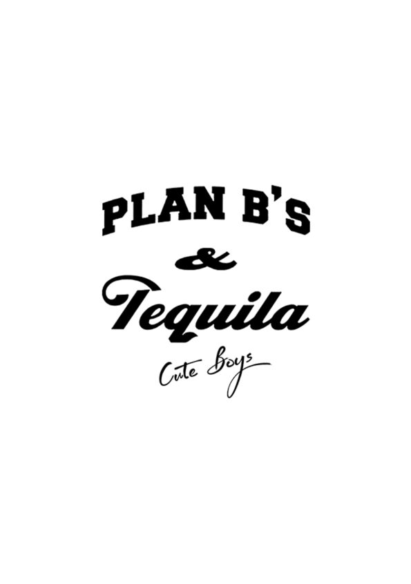 Plan B'S Men's T-Shirt White Logo