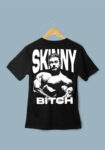 Skiny Bitch Oversized Black T-Shirt For Men