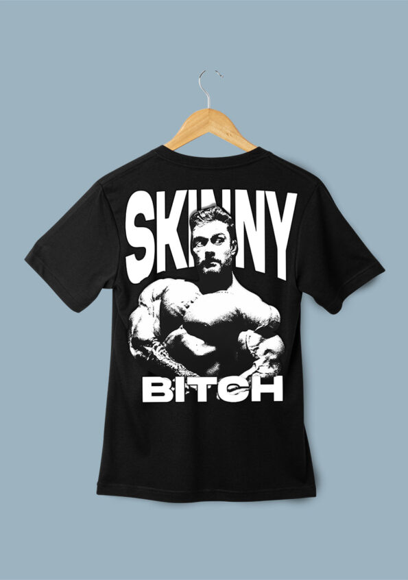 Skiny Bitch Oversized Black T-Shirt For Men1