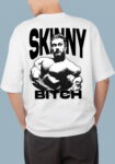 Skiny Bitch Oversized Black T-Shirt For Men