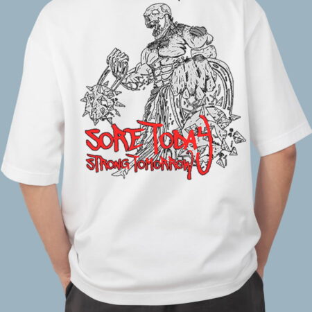 Sore Today Over sized White T-Shirt for Men