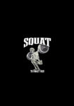 Squat to Forget Pain White T-Shirt For Men