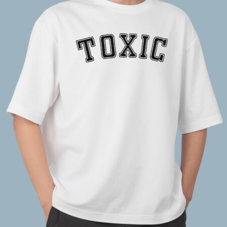 TOXIC Men's White T-shirt