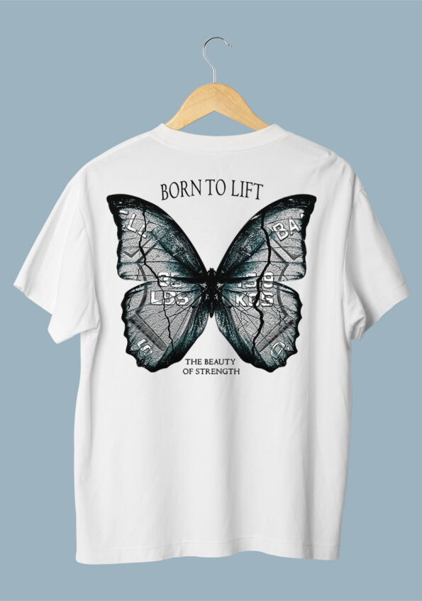 The Beauty Of Stength White T-Shirt For Men 1