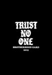 Trust no one Black T-Shirt for Men