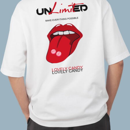 Unlimited Make Everything Possible White T-shirt for Men