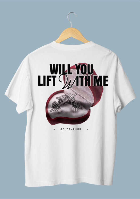 Will you Lift with me Men White t-Shirt 1