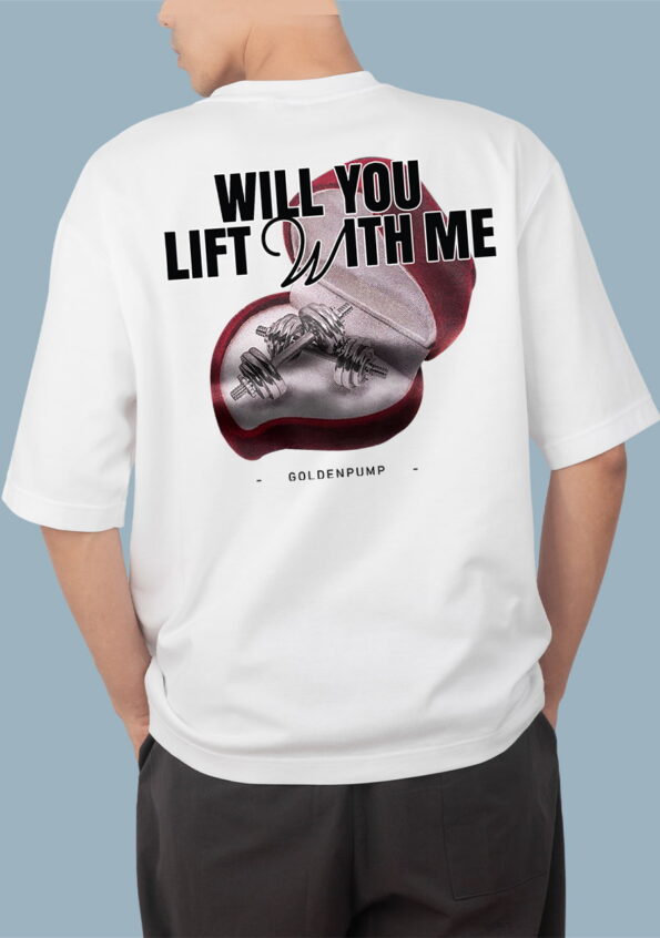 Will you Lift with me Men White t-Shirt